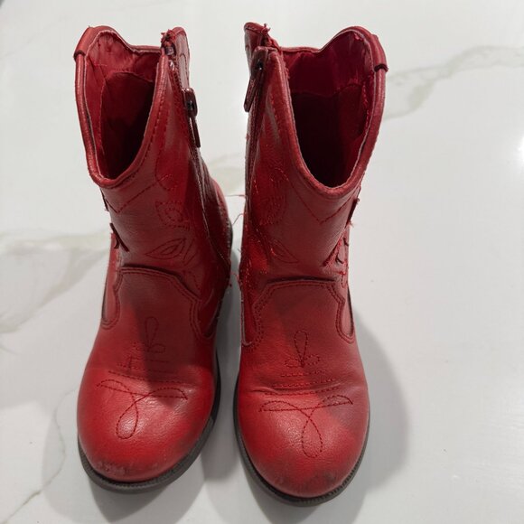 Girls Red Boots - Picture 1 of 3
